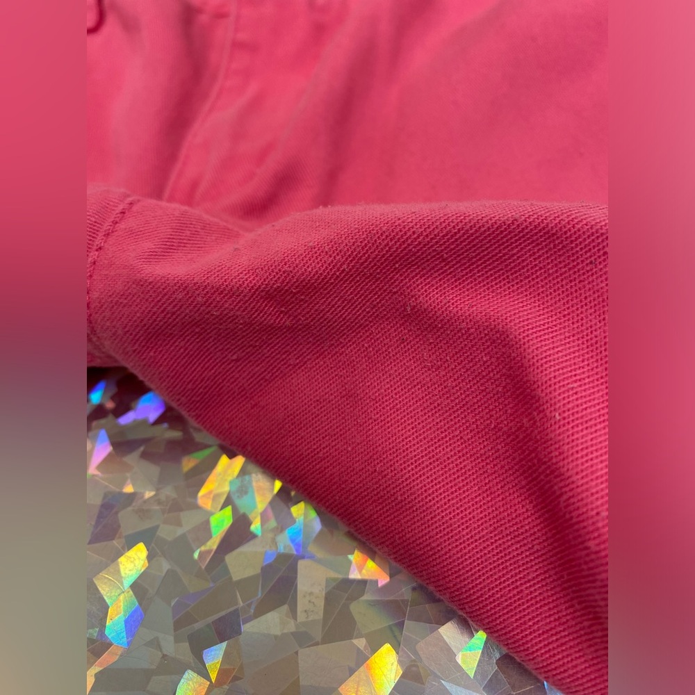 Y2K Vintage Hot Pink Dickies Capris + Butterfly Tube Top Outfit XS/S 3 Juniors - Picture 12 of 16
